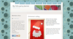Desktop Screenshot of mylittlepartyplanner.com